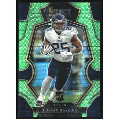 2022 Select Prizm Dragon Scale #196 Hassan Haskins
