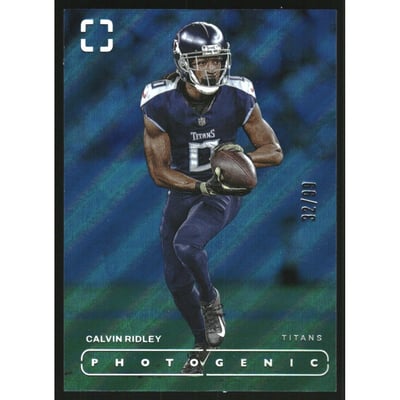 2024 Panini PhotoGenic Blue #109 Calvin Ridley