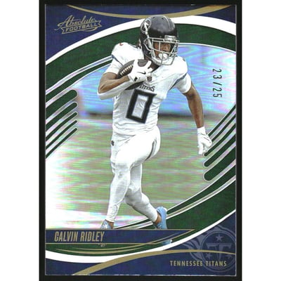 2025 Absolute Spectrum Green #52 Calvin Ridley