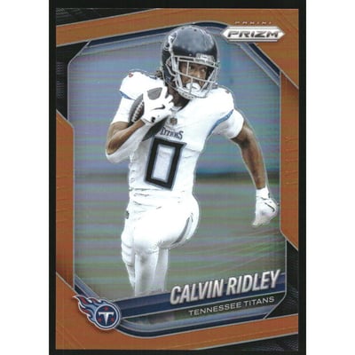 2025 Panini Prizm Prizms Orange #220 Calvin Ridley