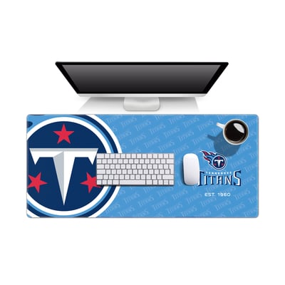 Tennessee Titans Fanpoint 15.7" x 35.4" Logo Series Desk Pad