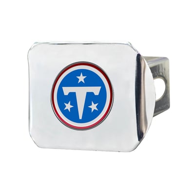Tennessee Titans Logo Brands Chrome Hitch Cover