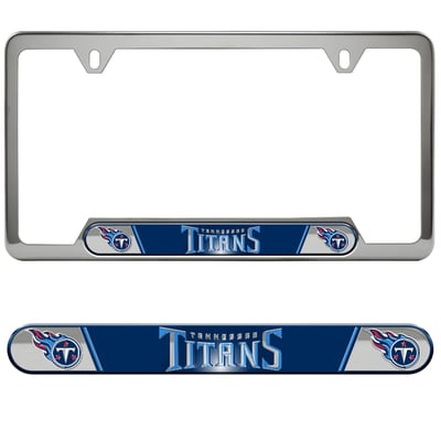  Tennessee Titans Logo Brands Embossed License Plate Frame
