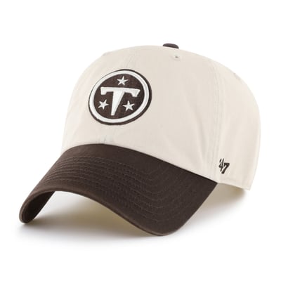 Tennessee Titans '47 Clean Up Adjustable Hat - Natural/Brown