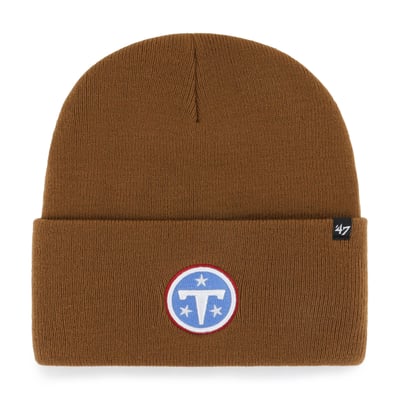 Tennessee Titans Carhartt x '47 Cuffed Knit Hat - Brown
