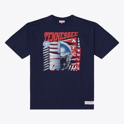 Tennessee Titans Mitchell & Ness Core Essentials Street Graphic Short Sleeve T-Shirt - Navy
