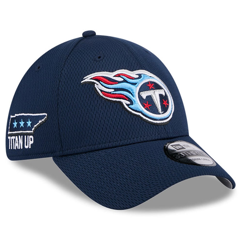 Men's Tennessee Titans New Era Navy 2024 NFL Draft 39THIRTY Flex Hat