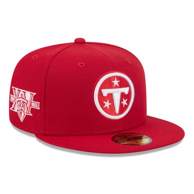 Tennessee Titans New Era Main Patch 59FIFTY Fitted Hat - Scarlet
