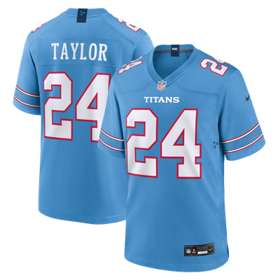 Alontae Taylor Tennessee Titans Nike Team Game Jersey - Light Blue