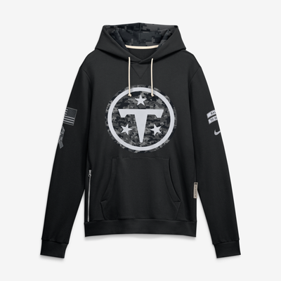  Tennessee Titans Nike 2026 Salute to Service Sideline Dri-FIT Pullover Hoodie - Black