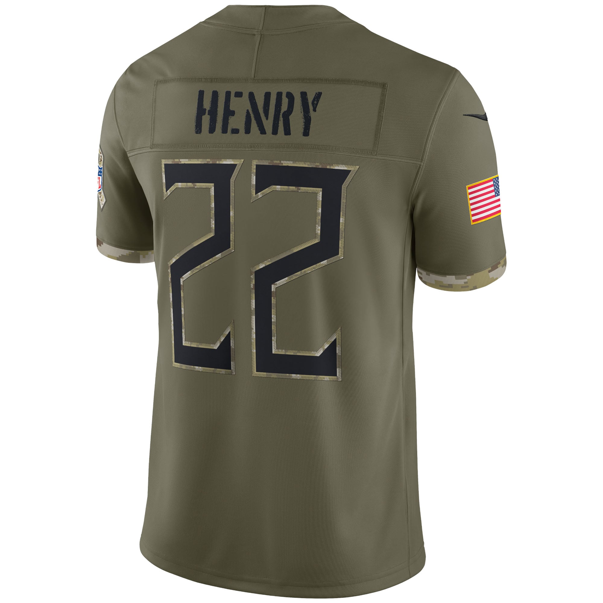 Men's Tennessee Titans Derrick Henry Nike Olive Salute To Service