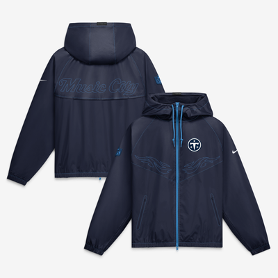  Tennessee Titans Nike 2026 Rivalries Collection Windrunner Full-Zip Jacket - Navy