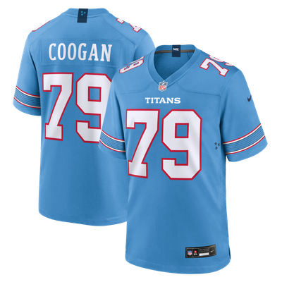 Pat Coogan Tennessee Titans Nike Team Game Jersey - Light Blue