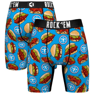  Tennessee Titans Rock Em Nashville Hot Chicken Boxer Briefs - Light Blue