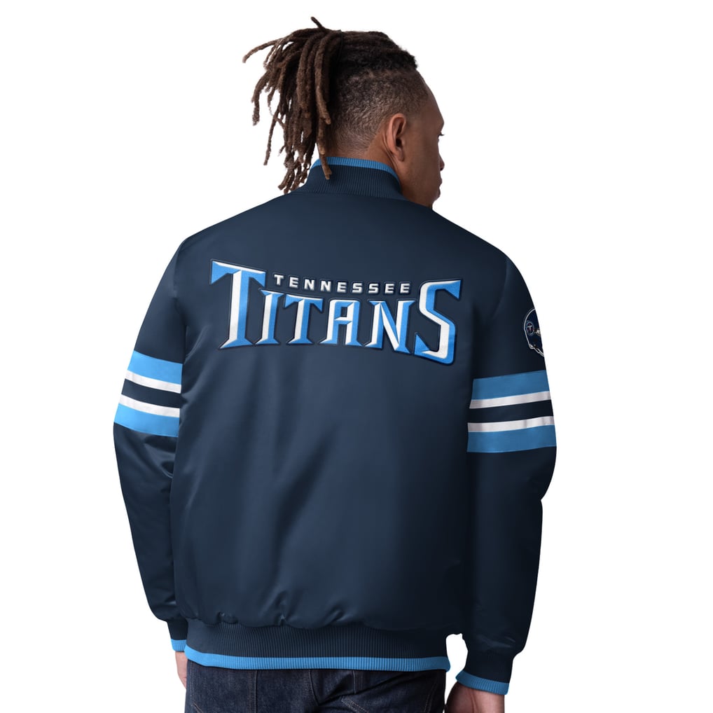 Veste PVC Homme Tennessee Titans - Taille L/XL - Style Football Américain - Noir