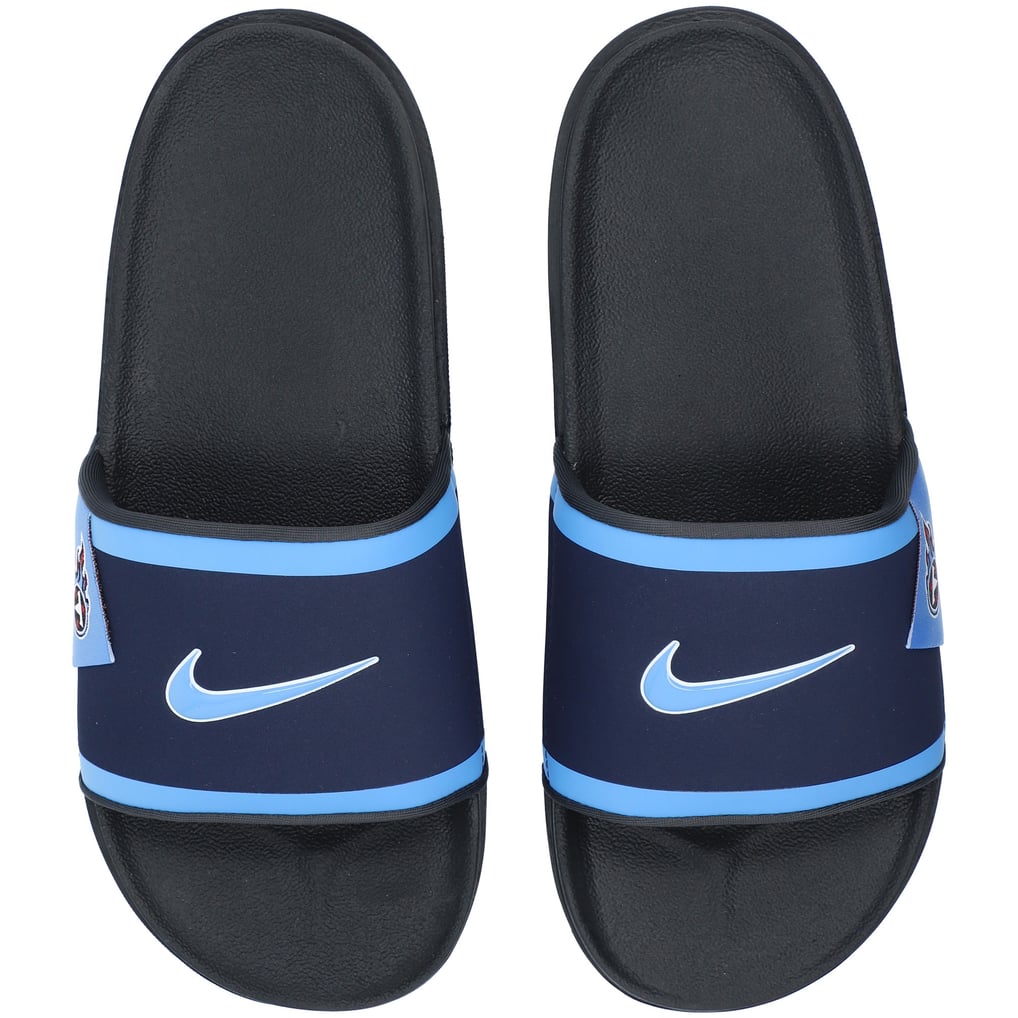 Tennessee Titans Slide Sandals NEW 13/14 Men’s Blue Shoes NFL Football NCAA Tennessee Titans Nike Off-Court Wordmark Slide Sandals main image 3