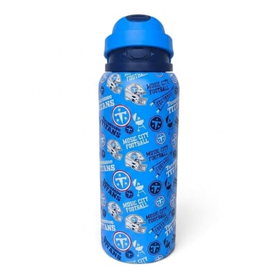Tennessee Titans Pegasus 32oz. Game Day Pennant Stainless Steel ProPress Water Bottle