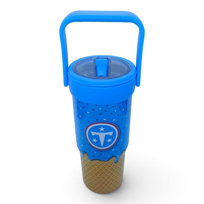 Tennessee Titans Pegasus 32oz. Ice Cream Logo Cone Stainless Steel ProCarry Tumbler