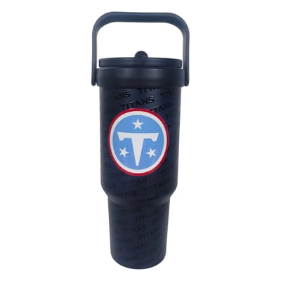 Tennessee Titans Pegasus 40oz. 5-D Logo Wordmark Stainless Steel ProCarry Tumbler