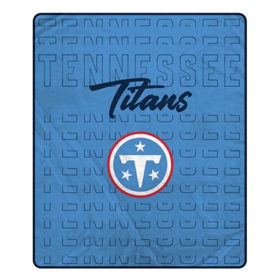 Tennessee Titans Pegasus Echo Script Fade 50" x 60" Ultra Soft Throw Blanket