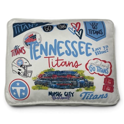 Tennessee Titans Pegasus Loco Fan 19" x 14" Canvas Décor Pillow