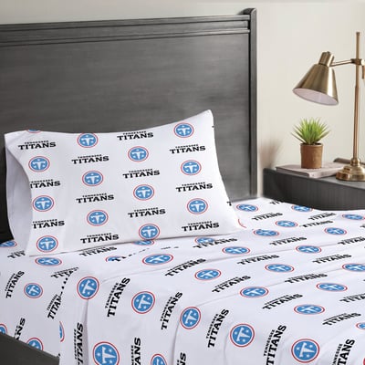 Tennessee Titans Pegasus Three-Piece Twin Sheet Set
