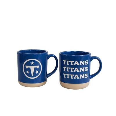 Tennessee Titans Pegasus Two-Piece 14oz. Echo Logo Ceramic Mug Set
