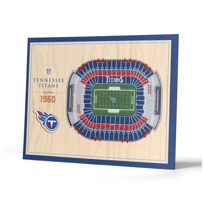 Tennessee Titans 13" x 17" 5-Layer StadiumView Wall Art