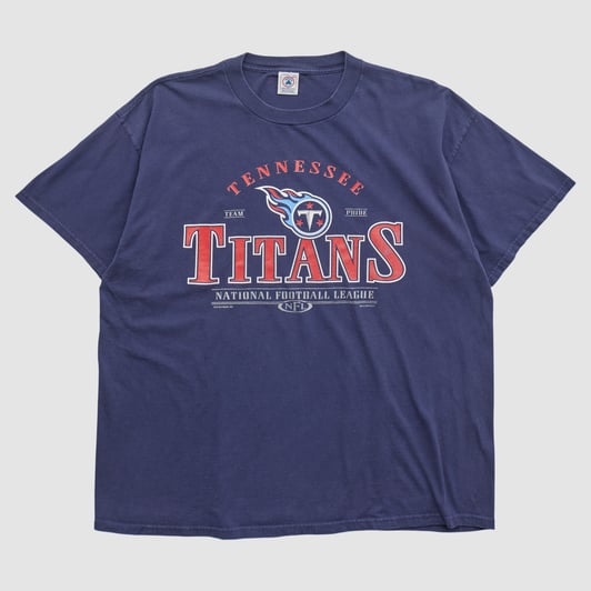 Tennessee Titans Delta 2000 T-shirt - Navy - 2XL by Fanatics Real Vintage