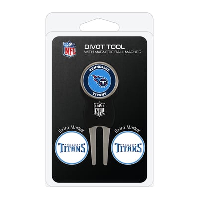Tennessee Titans Golf Divot Tool Pack with 3 Magnetic Markers