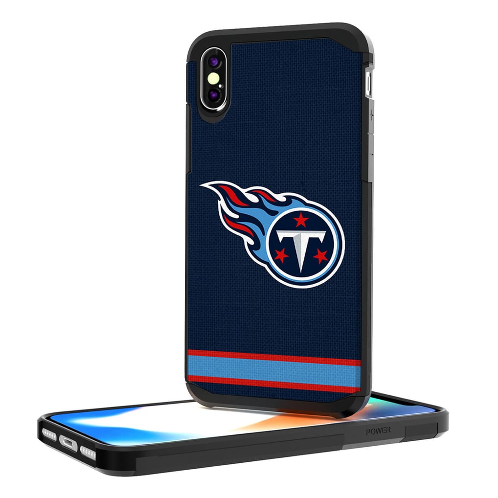 Tennessee Titans iPhone Rugged Stripe Design Case