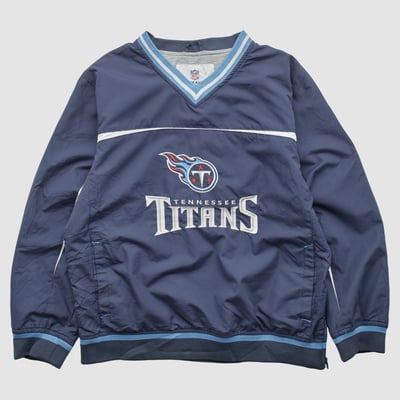 Tennessee Titans NFL 2010s Pullover Jacket - Navy - XXS by Fanatics Real Vintage