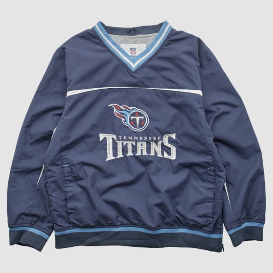Tennessee Titans NFL 2010s Pullover Jacket - Navy - XXS by Fanatics Real Vintage