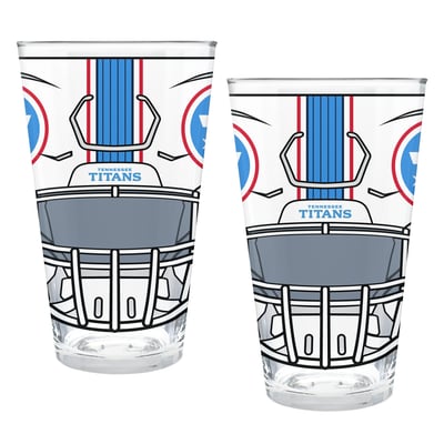 Tennessee Titans Two-Piece 16oz. Helmet Pint Glass Set