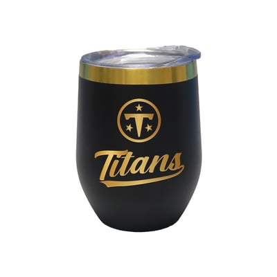 Tennessee Titans The Memory Company 12oz. Stainless Steel Gold Lettering Stemless Wine Tumbler