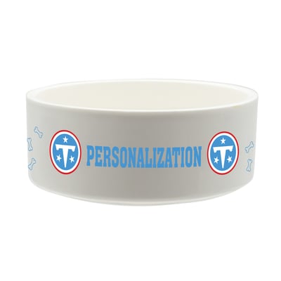 Tennessee Titans The Memory Company 35oz. Personalized Ceramic Pet Bowl