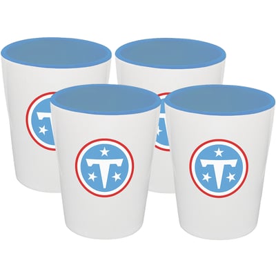 Tennessee Titans The Memory Company Four-Pack Ceramic Shot Glass Set