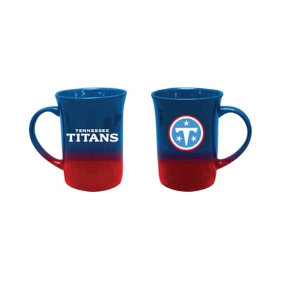 Tennessee Titans The Memory Company Two-Pack 15oz. Ceramic Ombre Mug Set