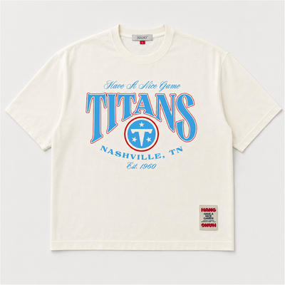 Tennessee Titans HANG Unisex Heritage T-Shirt - Cream