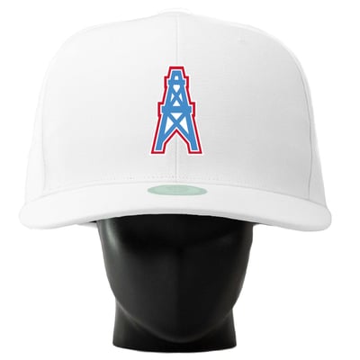  Tennessee Titans Noggin Boss Unisex Throwback Logo Oversized Hat - White