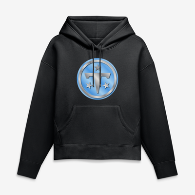 Tennessee Titans Women's Metallic Mascot Hoodie - Black