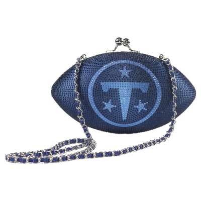 Tennessee Titans Cuce Women's Team Color Crystal Football Purse