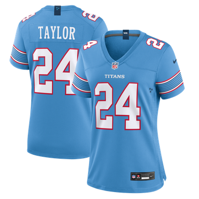 Alontae Taylor Tennessee Titans Nike Women's Team Game Jersey - Light Blue