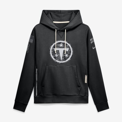  Tennessee Titans Nike Women's 2026 Salute to Service Sideline Dri-FIT Pullover Hoodie - Black