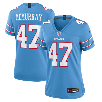 Jalen McMurray Tennessee Titans Nike Women's Team Game Jersey - Light Blue