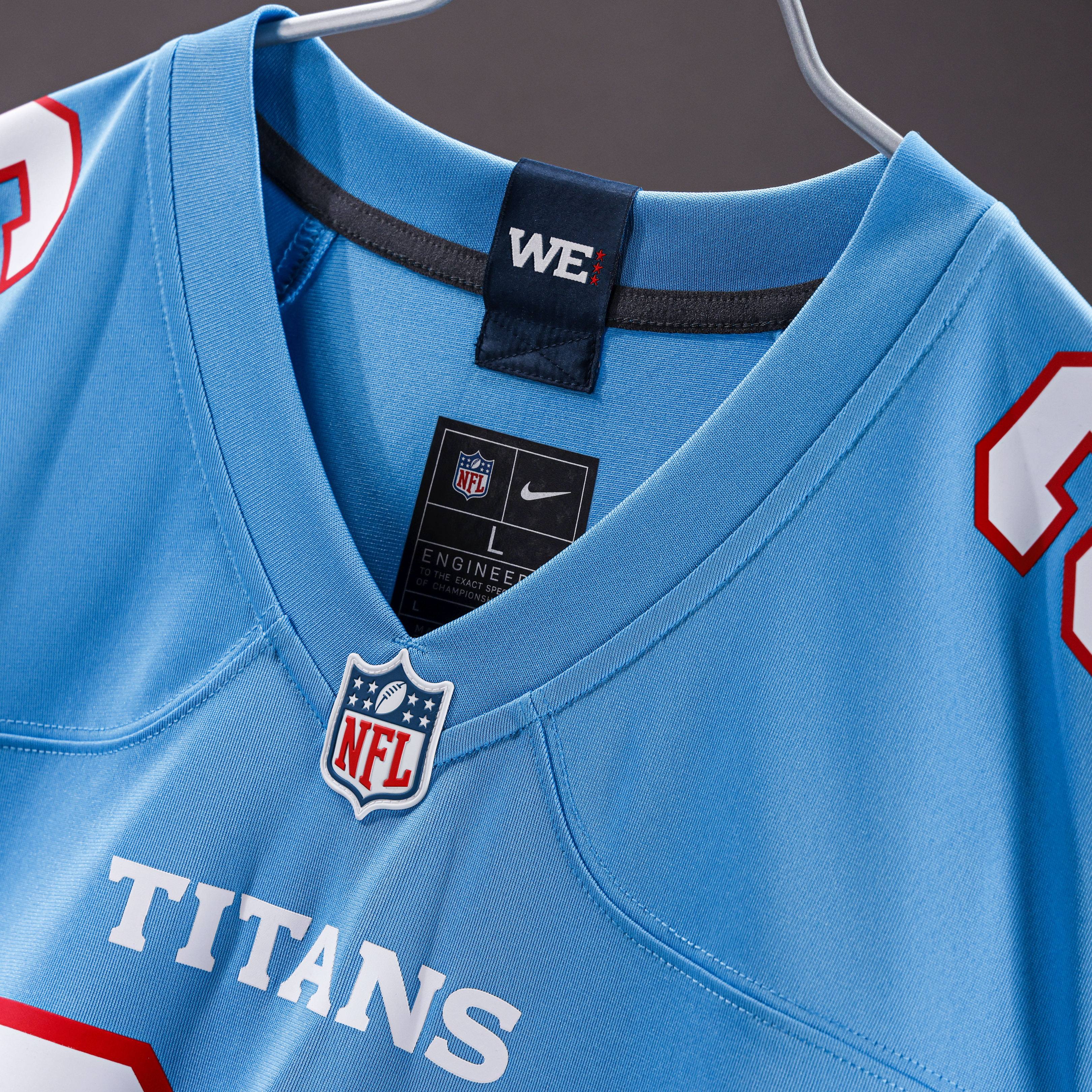 Jeffery Simmons Tennessee Titans Women's Game Jersey Light Blue