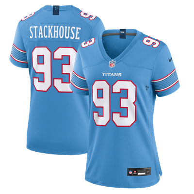 Nazir Stackhouse Tennessee Titans Nike Women's Team Game Jersey - Light Blue