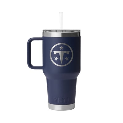 Tennessee Titans YETI 35oz. Rambler 2.0 Straw Mug