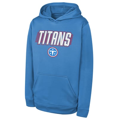 Tennessee Titans Outerstuff Youth Sack Party Performance Hoodie - Light Blue