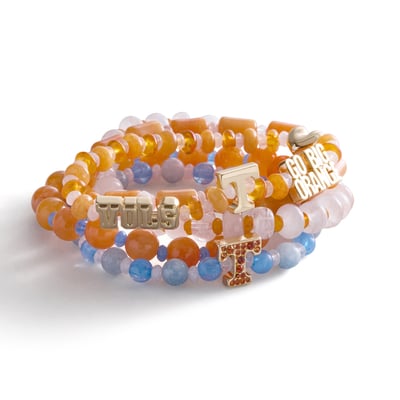 Tennessee Volunteers BaubleBar Five-Piece Bracelet Set